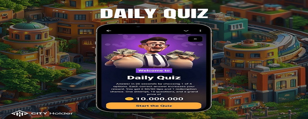 City Holder Daily Quiz 19 May