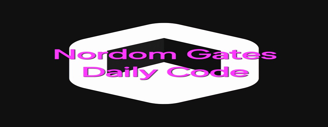 Nordom Gates Daily Puzzle Code 11 June