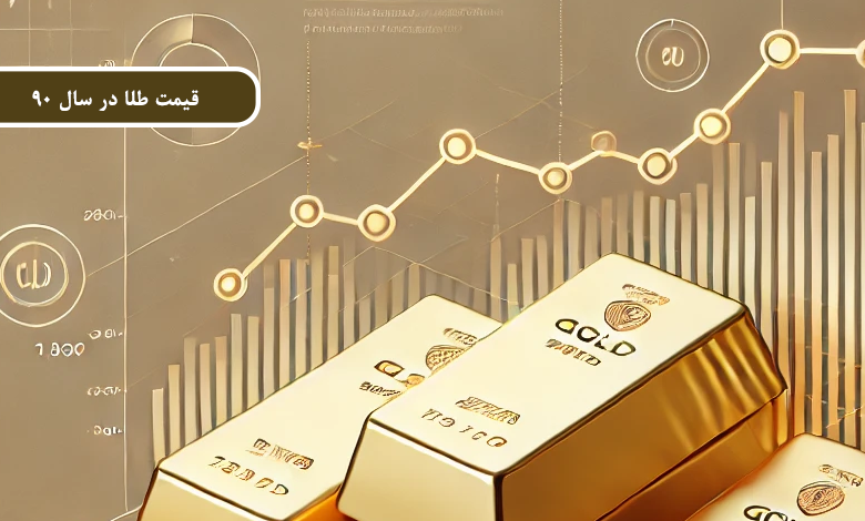 قیمت طلا در سال 90