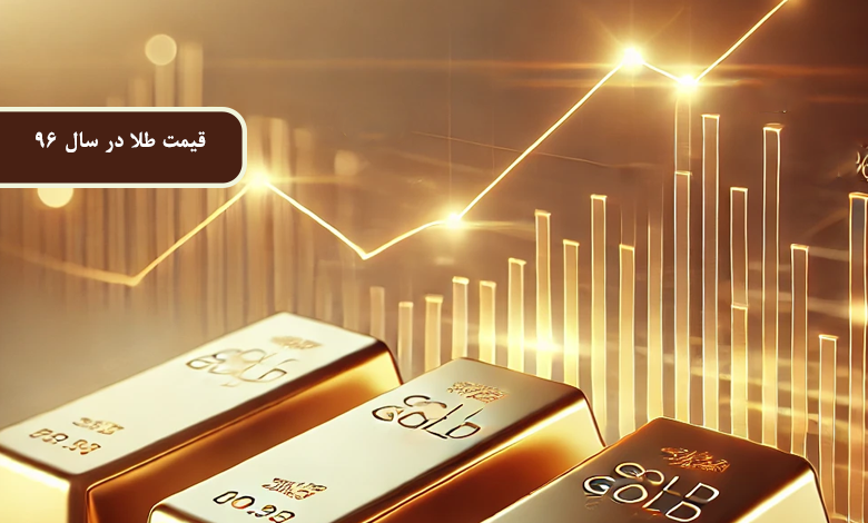 قیمت طلا در سال 96