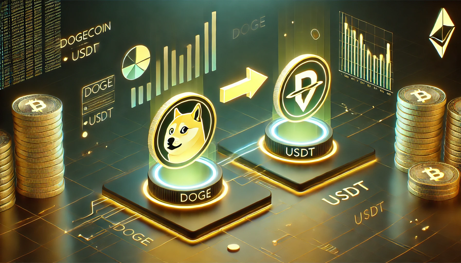 آموزش تبدیل دوج کوین به تتر
