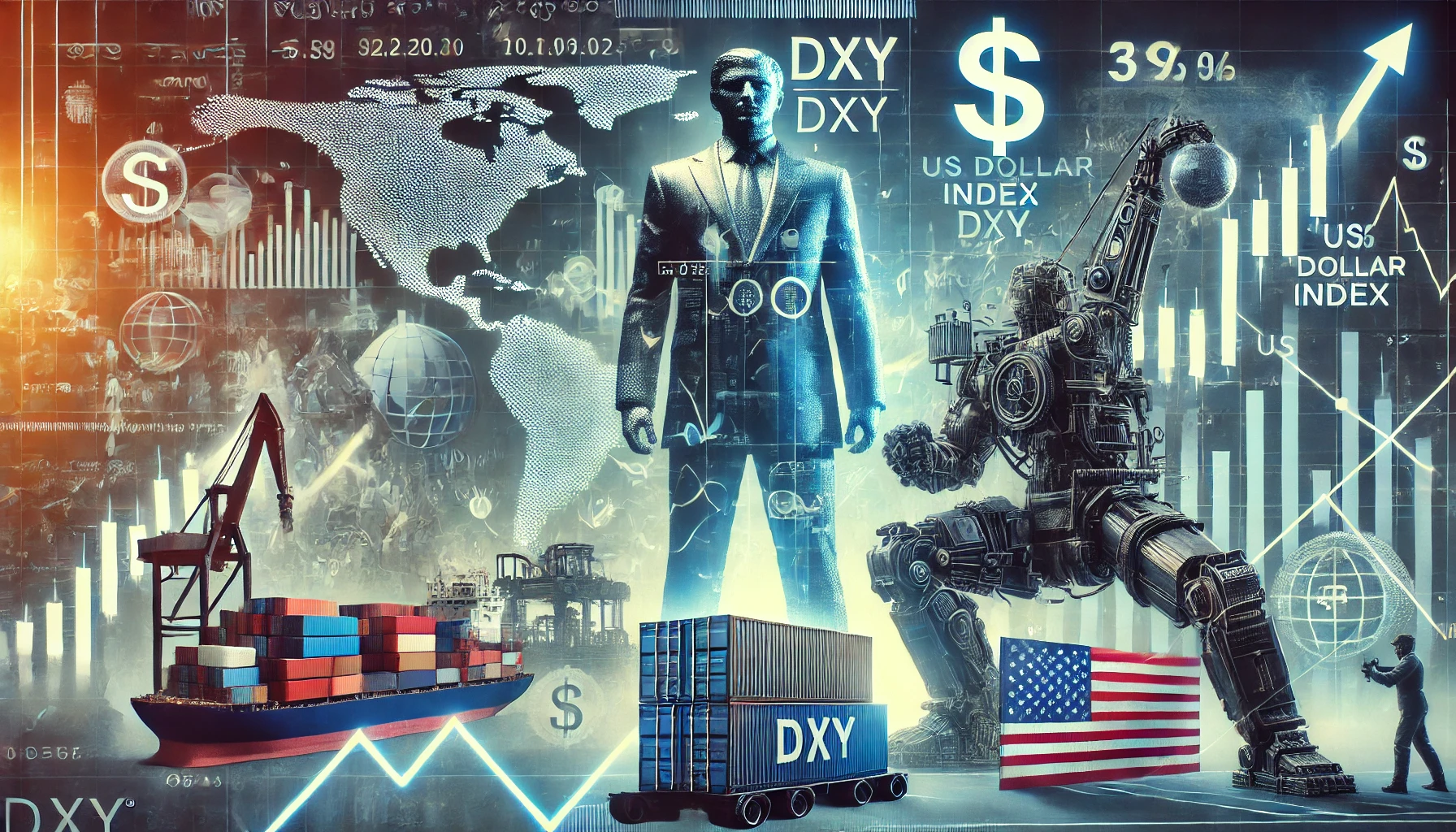 تقویت شاخص دلار آمریکا (DXY) تحت تأثیر تهدید تعرفه‌های تجاری ترامپ