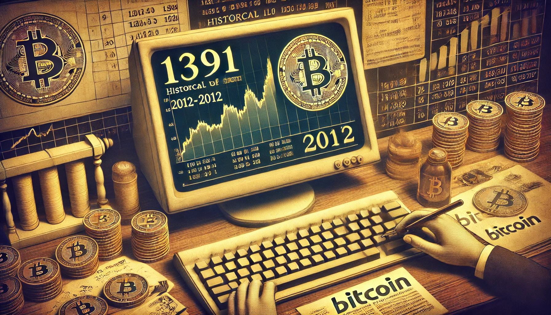 قیمت بیت کوین در سال 1391