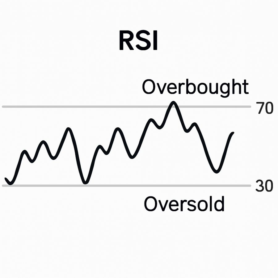 شناسایی اشباع خرید و فروش RSI