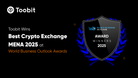 توبیت برنده بهترین صرافی منطقه منا 2025 در World Business Outlook شد