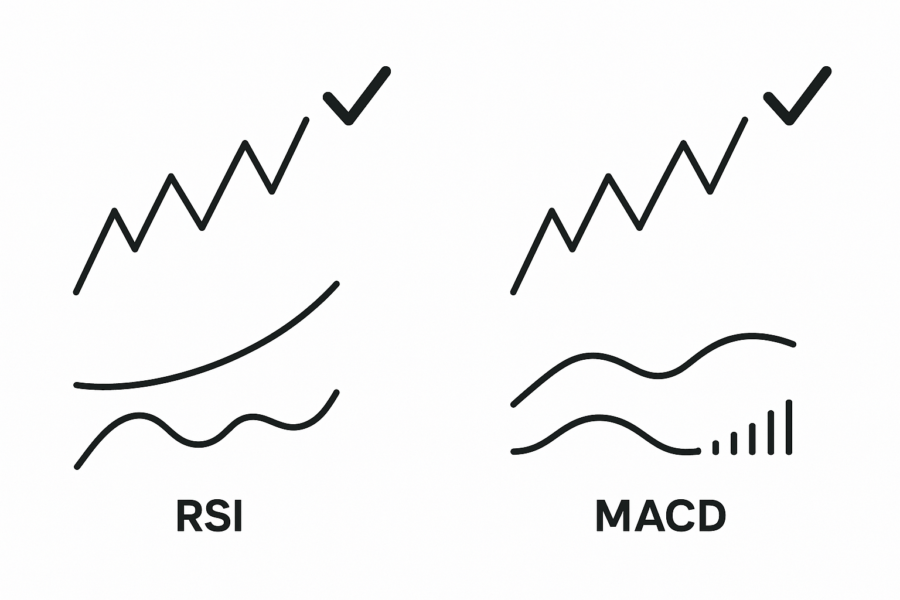 استفاده صحیح از اندیکاتورهایی مثل RSI و MACD در بورس