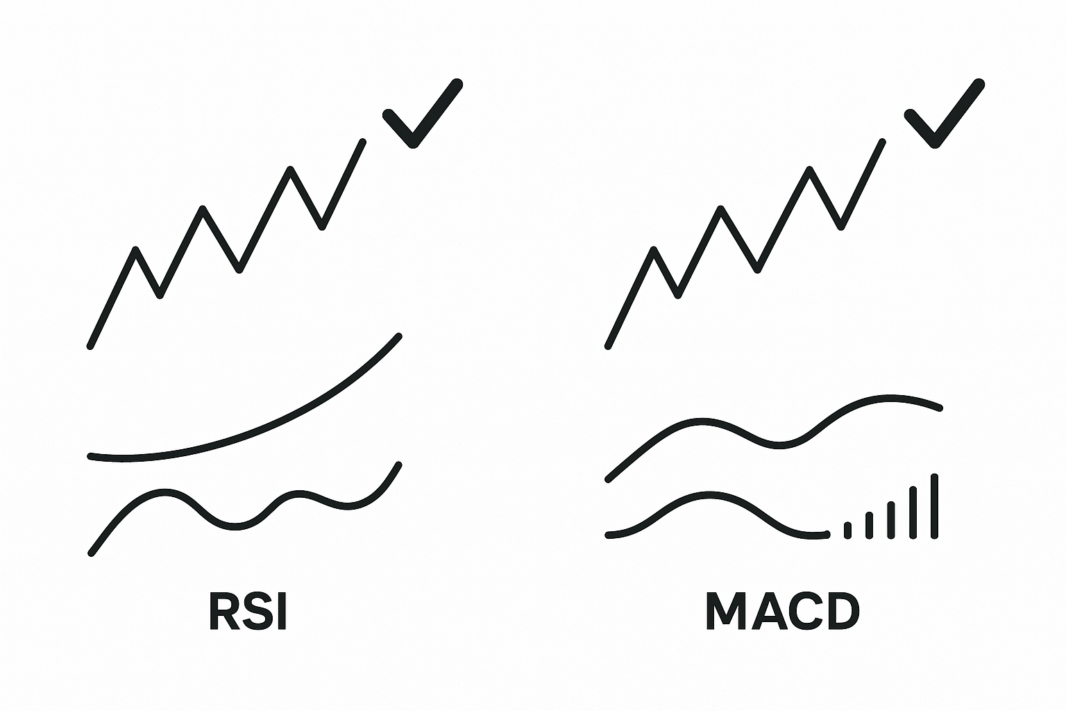 استفاده صحیح از اندیکاتورهایی مثل RSI و MACD در بورس