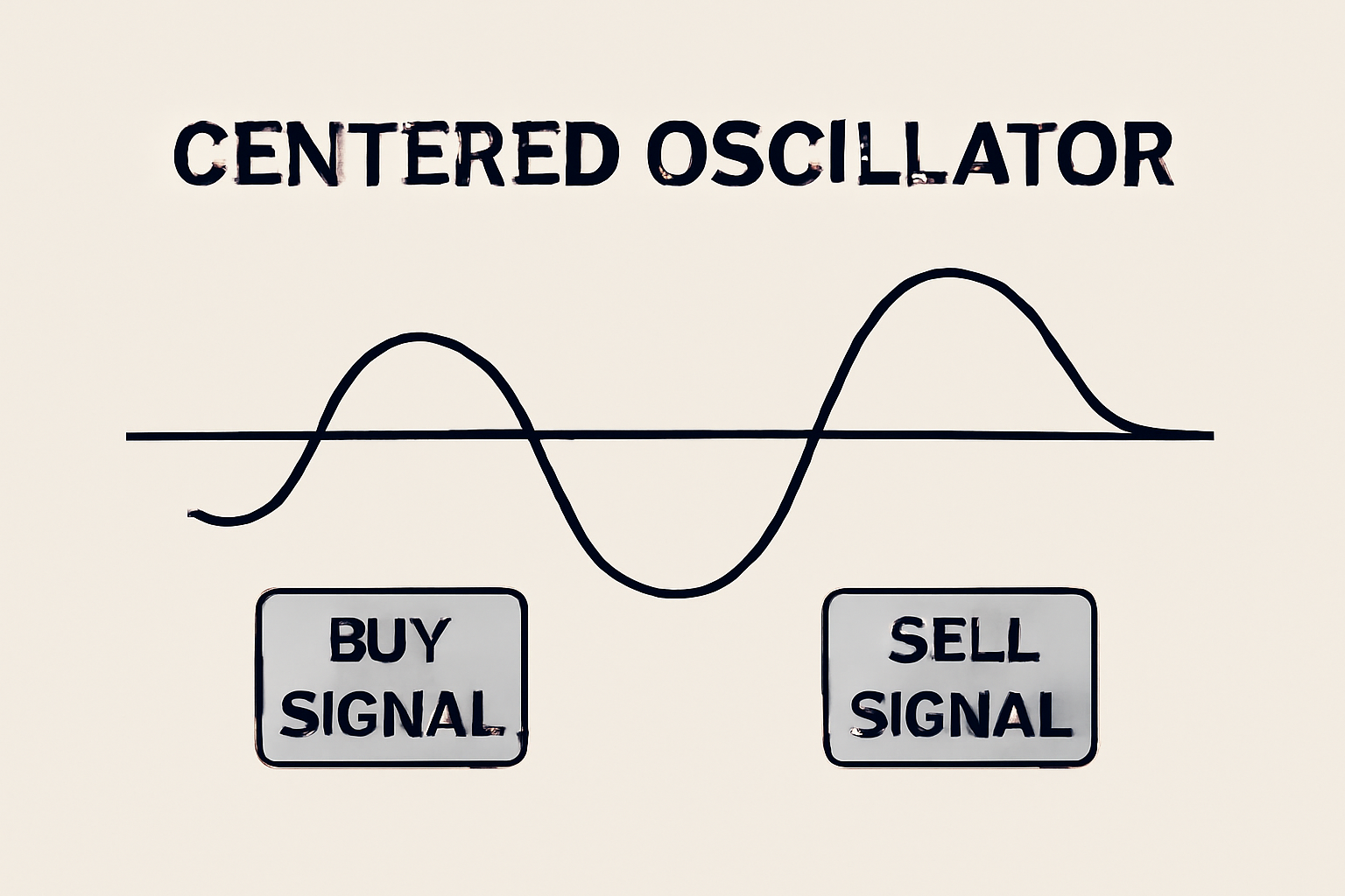 سیگنالهای خرید و فروش در Centered oscillator