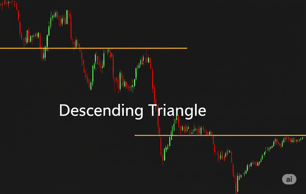 الگوی مثلث نزولی (Descending Triangle) چیست؟