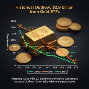خروج تاریخی ۲.۹ میلیارد دلاری از صندوق‌های ETF طلا
