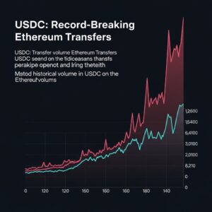 رکوردشکنی USDC در اتریوم؛ افزایش بی‌سابقه حجم انتقالات