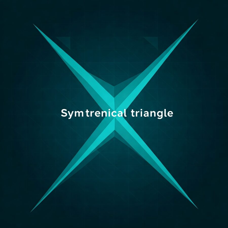 الگوی مثلث متقارن (symmetrical triangle) چیست؟