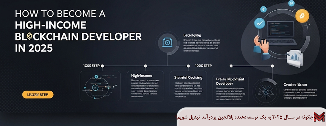 چگونه در سال ۲۰۲۵ به یک توسعه‌دهنده بلاکچین با درآمد بالا تبدیل شویم؟