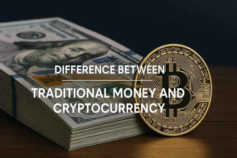 تفاوت پول سنتی با ارز دیجیتال