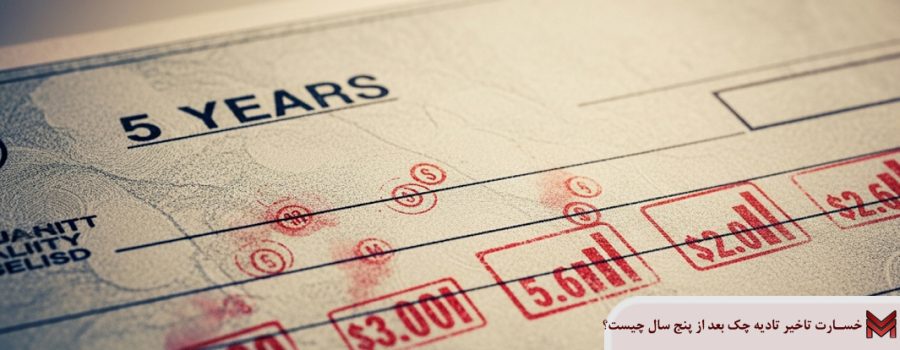 خسارت تاخیر تادیه چک بعد از پنج سال چیست؟