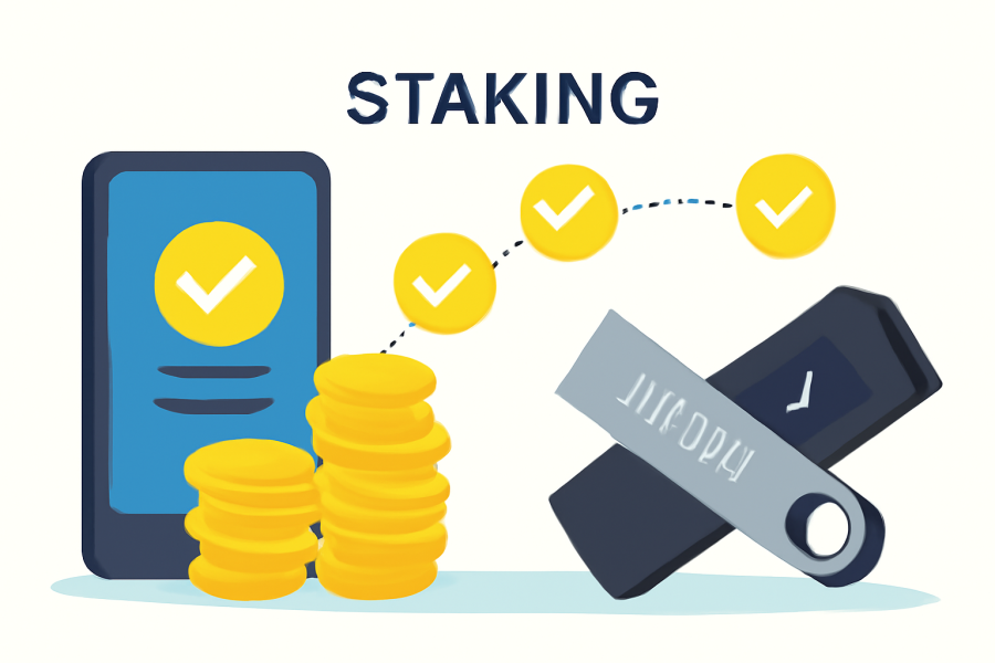 استیکینگ در کیف پول لجر چیست؟