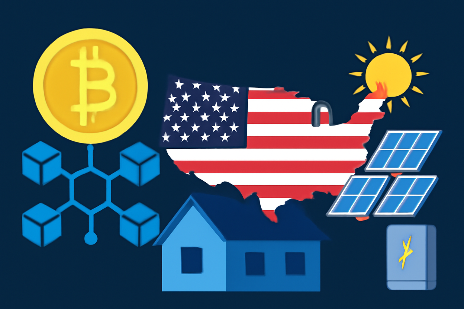 بلاکچین می تواند صنعت برق آمریکا را غیرمتمرکز می‌کند