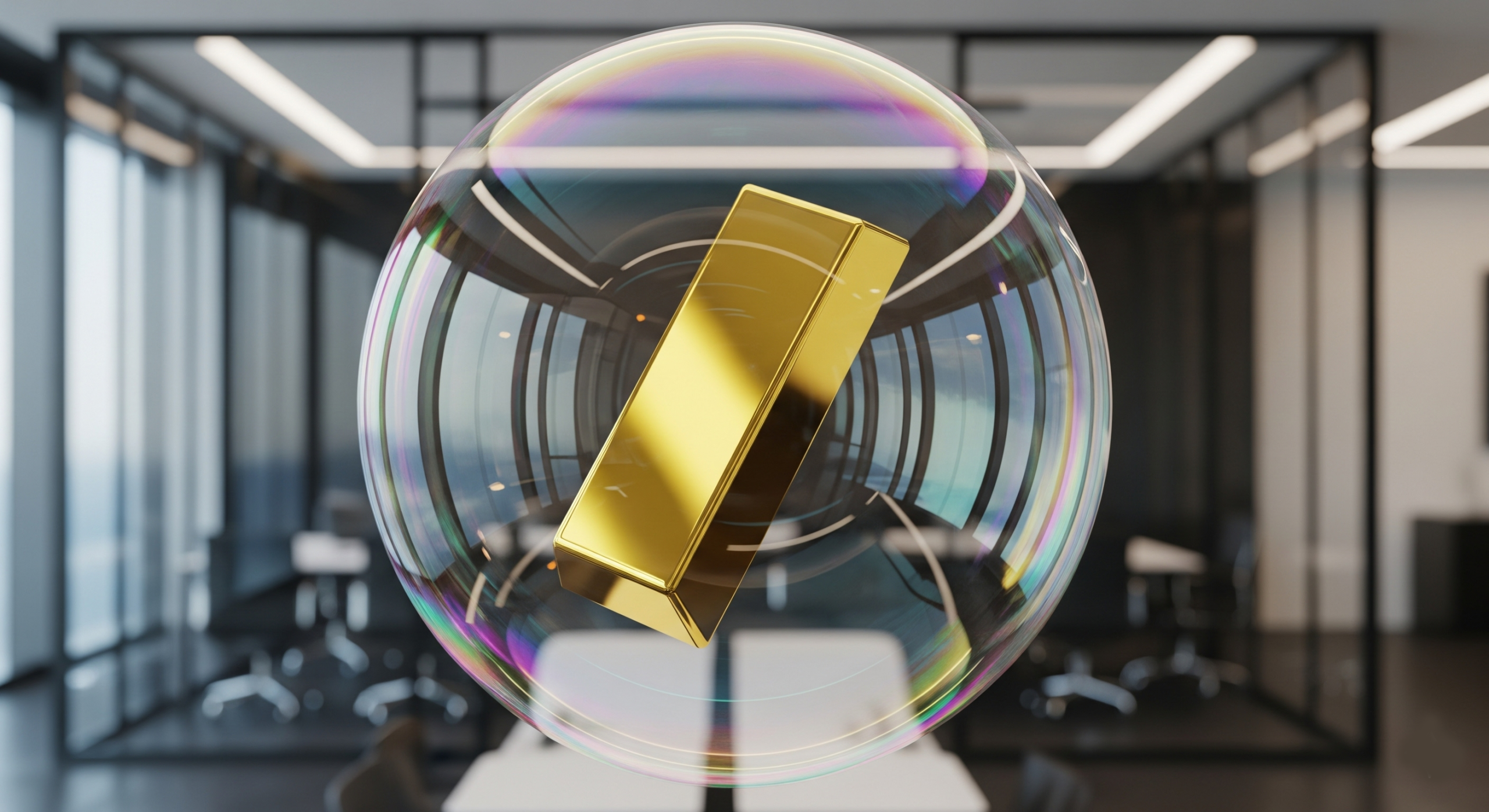 حباب طلای آب شده چیست؟