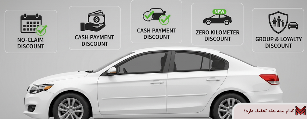 کدام بیمه بدنه تخفیف دارد؟