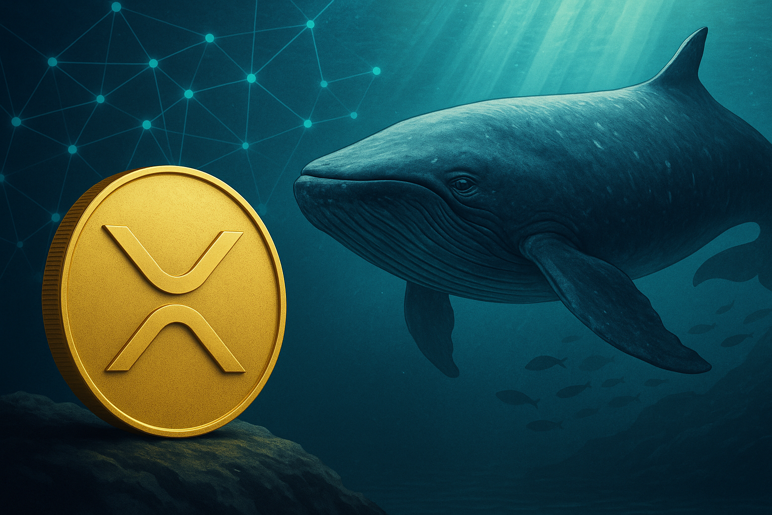 ۱۰ نهنگ برتر، کنترل‌کننده ۶۸٪ ریپل؛ زنگ خطر تمرکز مالکیت در شبکه XRP