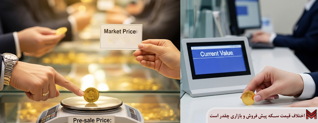 اختلاف قیمت سکه پیش فروش و بازاری چقدر است؟
