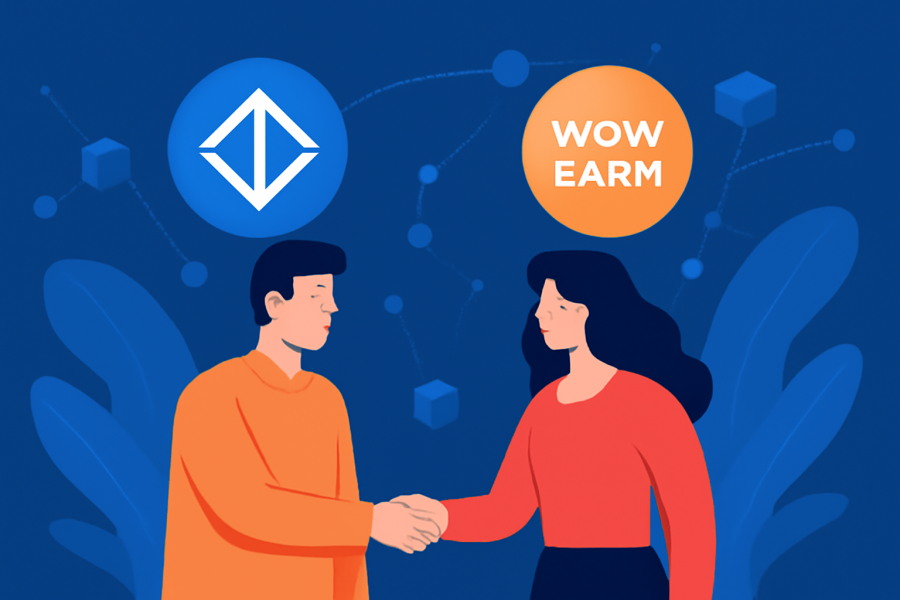 پلتفرم CDARI با برنامه Web3 جدید WOW EARN همکاری می‌کند