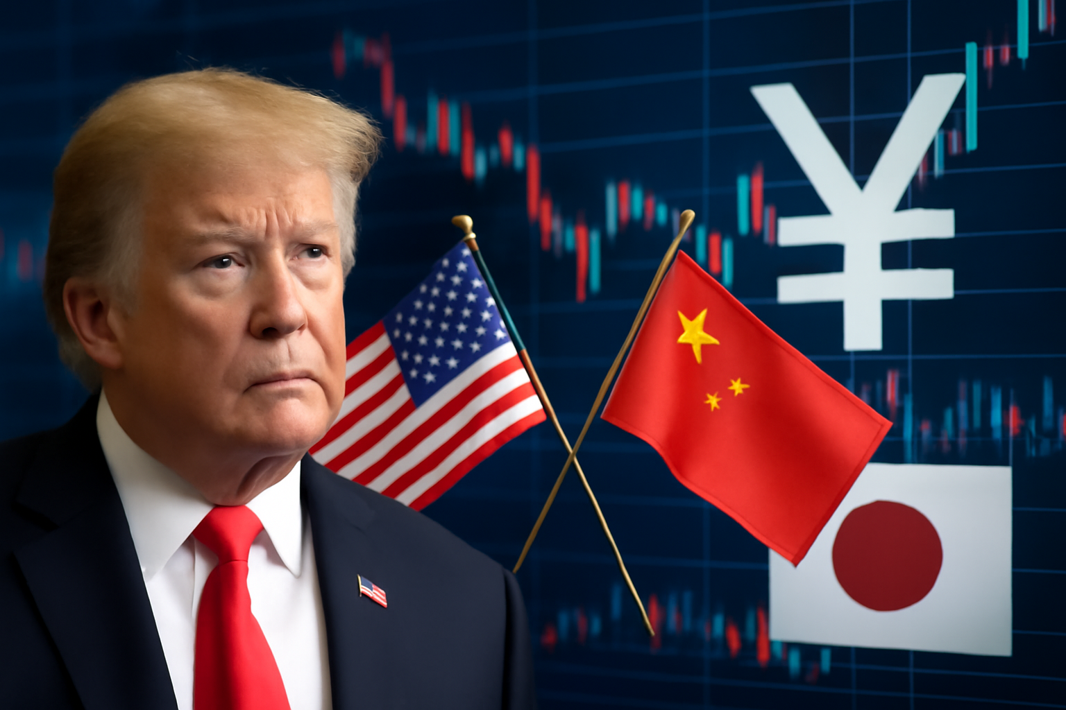 تلاطم سیاسی و تجاری، ین ژاپنی را به پایین‌ترین سطح خود رسانده است