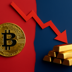 طلای تاریخی و بیت‌کوین در حال تغییر مسیر: چرا سرمایه‌ها به سمت طلا می‌روند؟