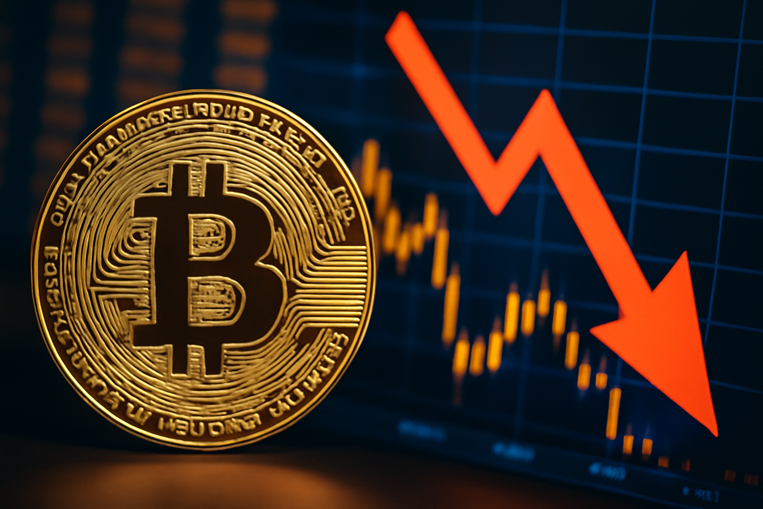 بازار بیت‌کوین وارد فاز بسیار نزولی شد