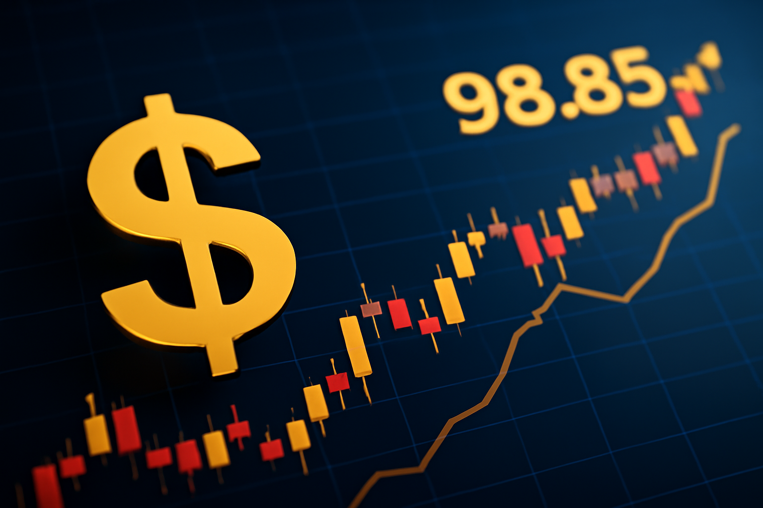 شاخص دلار آمریکا (DXY) به دلیل جنگ تجاری با چین به سطح 98.85 رسید
