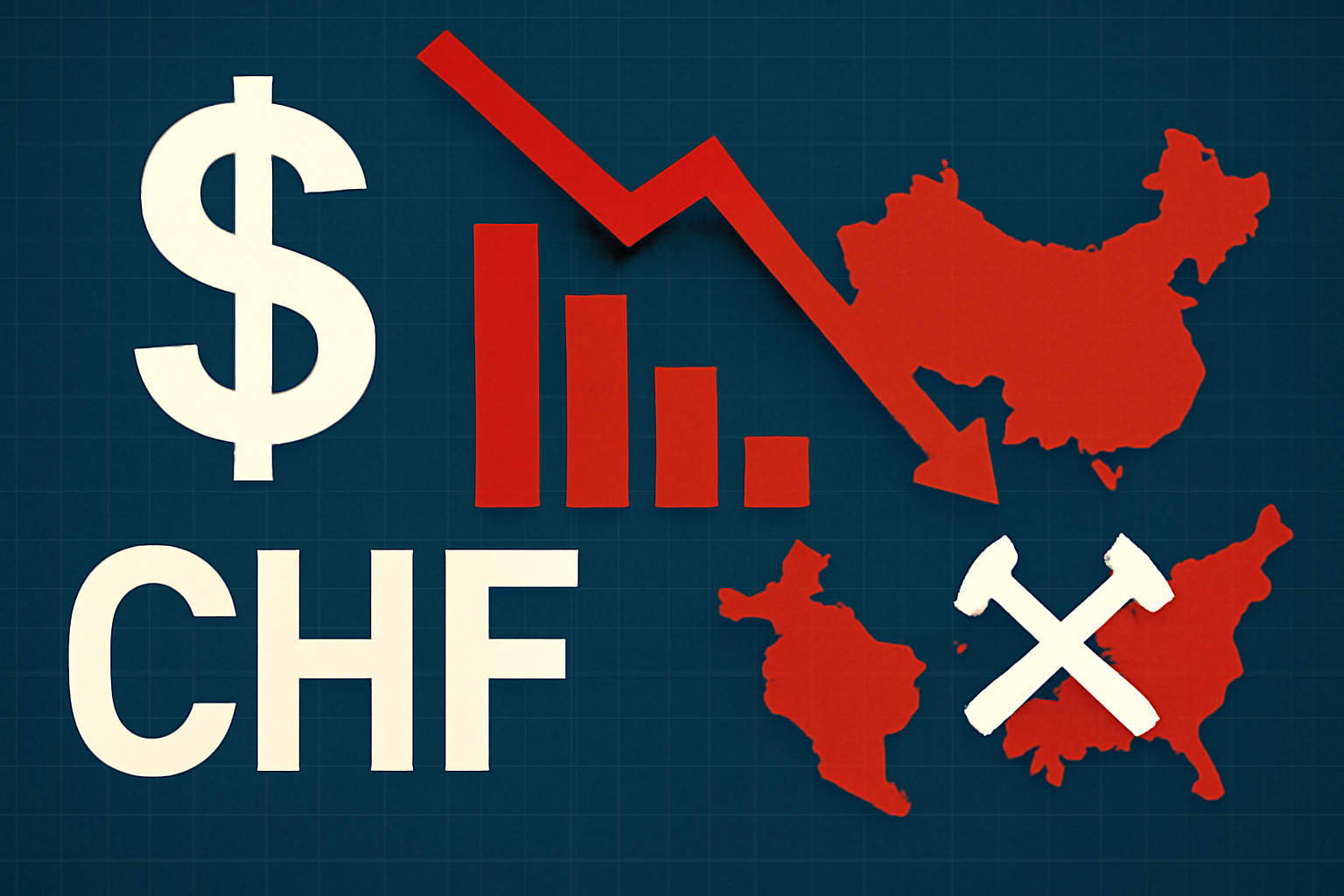 دلار آمریکا در برابر فرانک سوئیس تضعیف می‌شود؛ نگرانی‌ها از جنگ تجاری