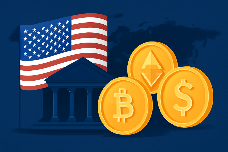 نهادهای ایالات متحده بیش از ۷۳٪ از خزانه‌های رمزنگاری جهانی را در اختیار دارند