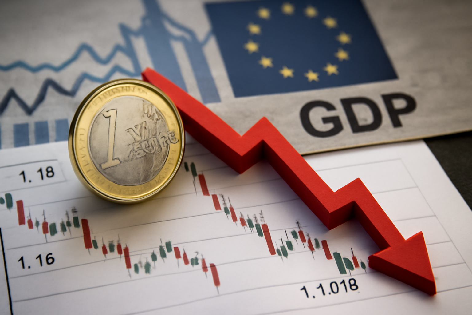 یورو به سطح 1.1618 رسید، چشم‌انداز منفی برای ارز