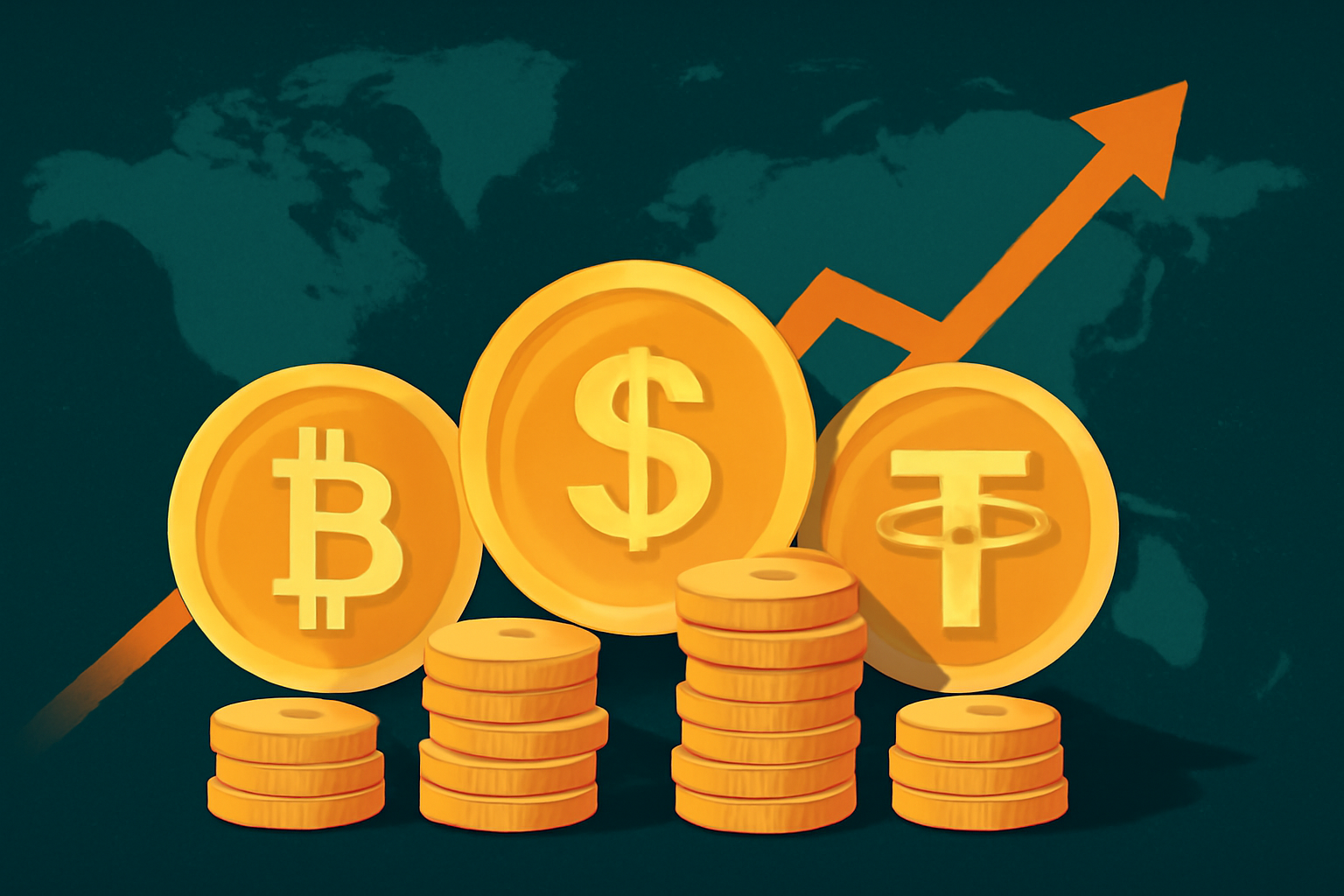 افزایش جهانی پذیرش رمزارزها در سال ۲۰۲۵؛ آسیا در صدر رشد قرار گرفت