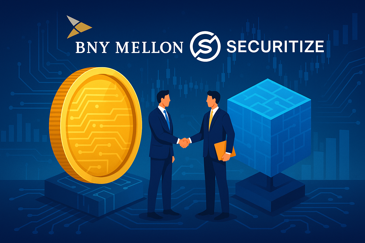 همکاری BNY Mellon و Securitize برای راه‌اندازی صندوق توکن‌سازی اوراق بهادار