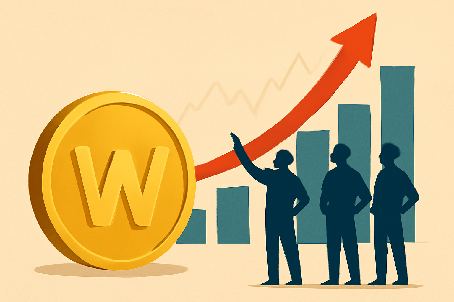 افزایش 13 درصدی سکه بی فایده: خریداران به هدف 0.24 دلار نزدیک می‌شوند