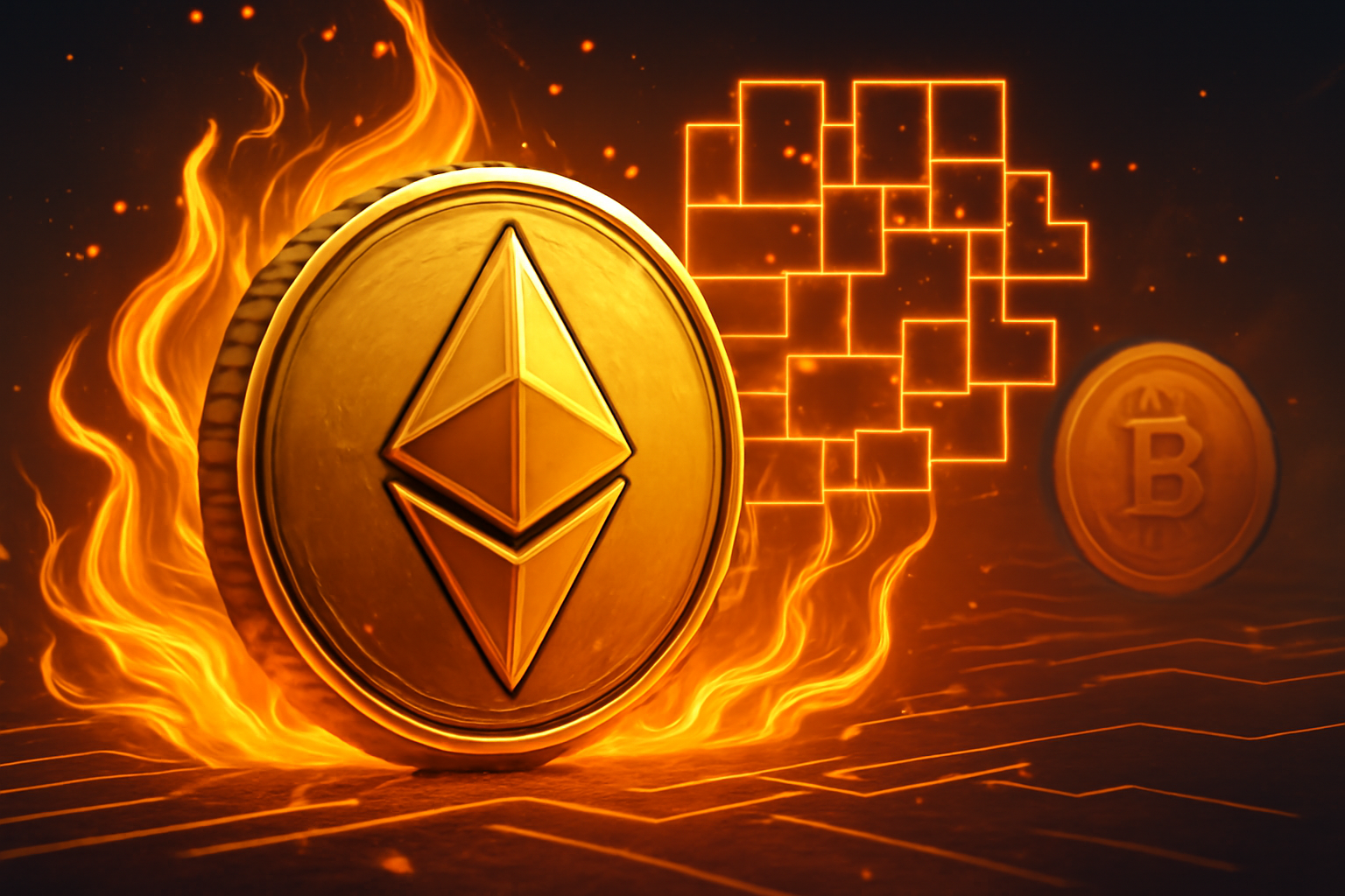 مقایسه عملکرد اتریوم و بیت‌کوین: یک نقطه عطف حیاتی در جفت ارز ETH/BTC