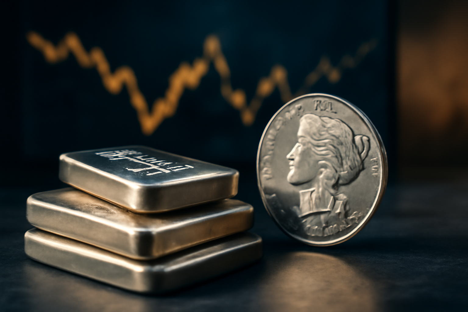 افزایش قیمت نقره با تقاضای بیشتر برای دارایی‌های امن