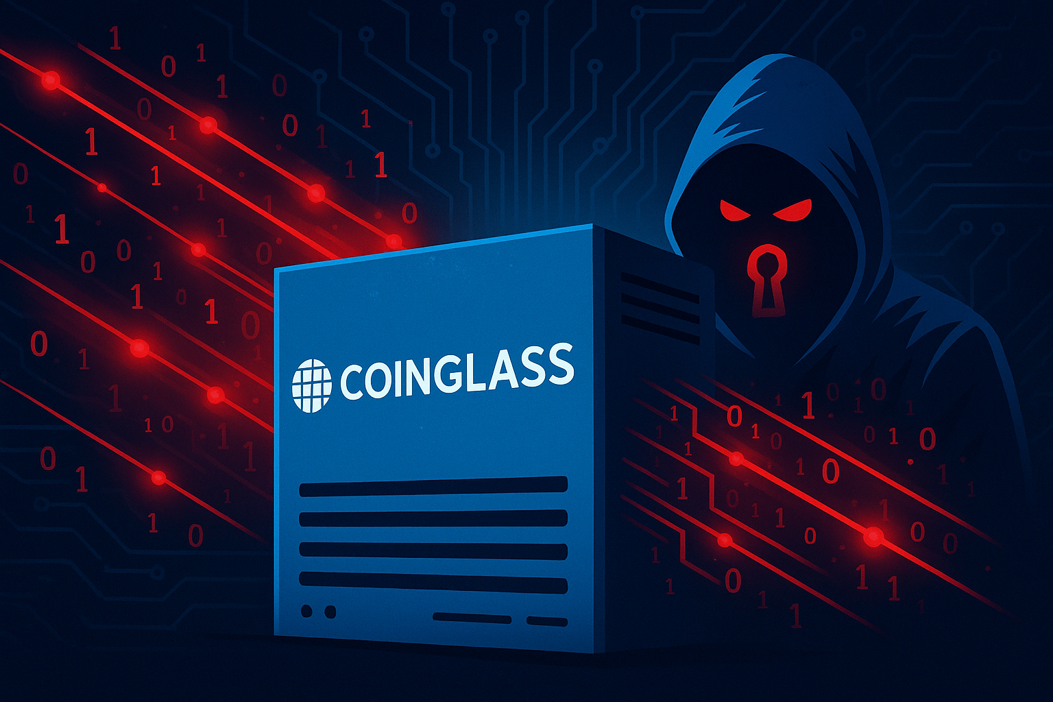 حمله سایبری بزرگ به زیرساخت‌های Coinglass؛ تیم امنیتی در حال بررسی منشأ حمله است