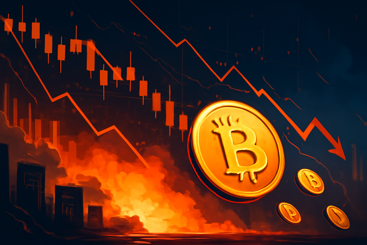 تحلیلگران هشدار می‌دهند: بازار رمزارزها ممکن است به سقوط بیشتری برسد