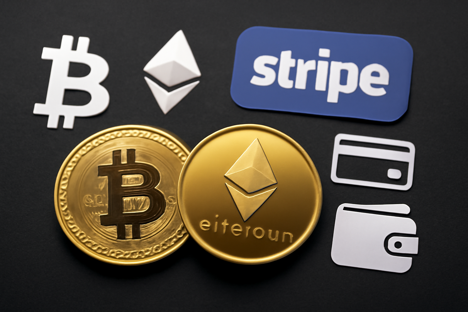 Stripe از پرداخت‌های ارز دیجیتال بیت‌کوین و اتریوم پشتیبانی می‌کند