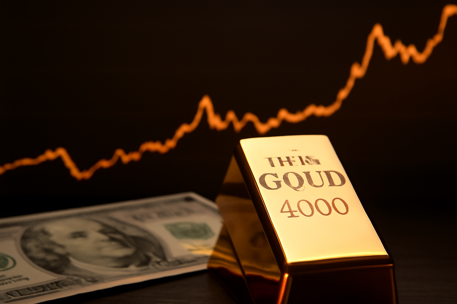 طلا از مرز ۴,۰۰۰ دلار عبور کرد؛ پناهگاهی امن در بحران جهانی