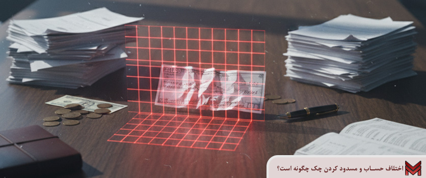 اختلاف حساب و مسدود کردن چک چگونه است؟