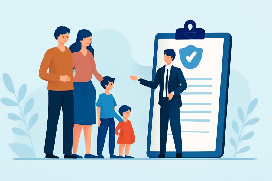 چگونه اعضای خانواده را به بیمه گروهی اضافه کنیم؟
