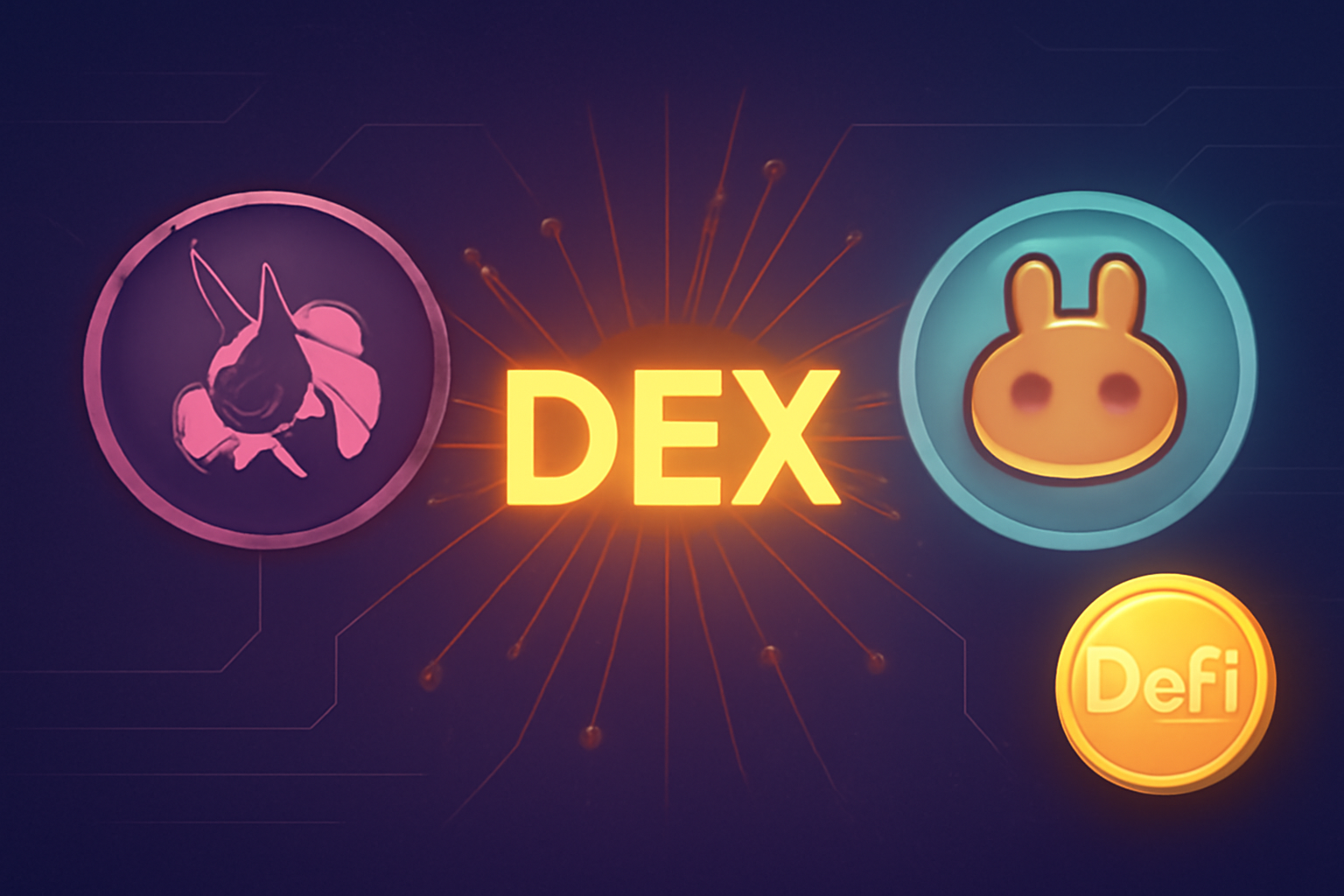 رشد بازار دی‌ایکس (DEX) در هفته اخیر؛ Uniswap و PancakeSwap پیشتاز