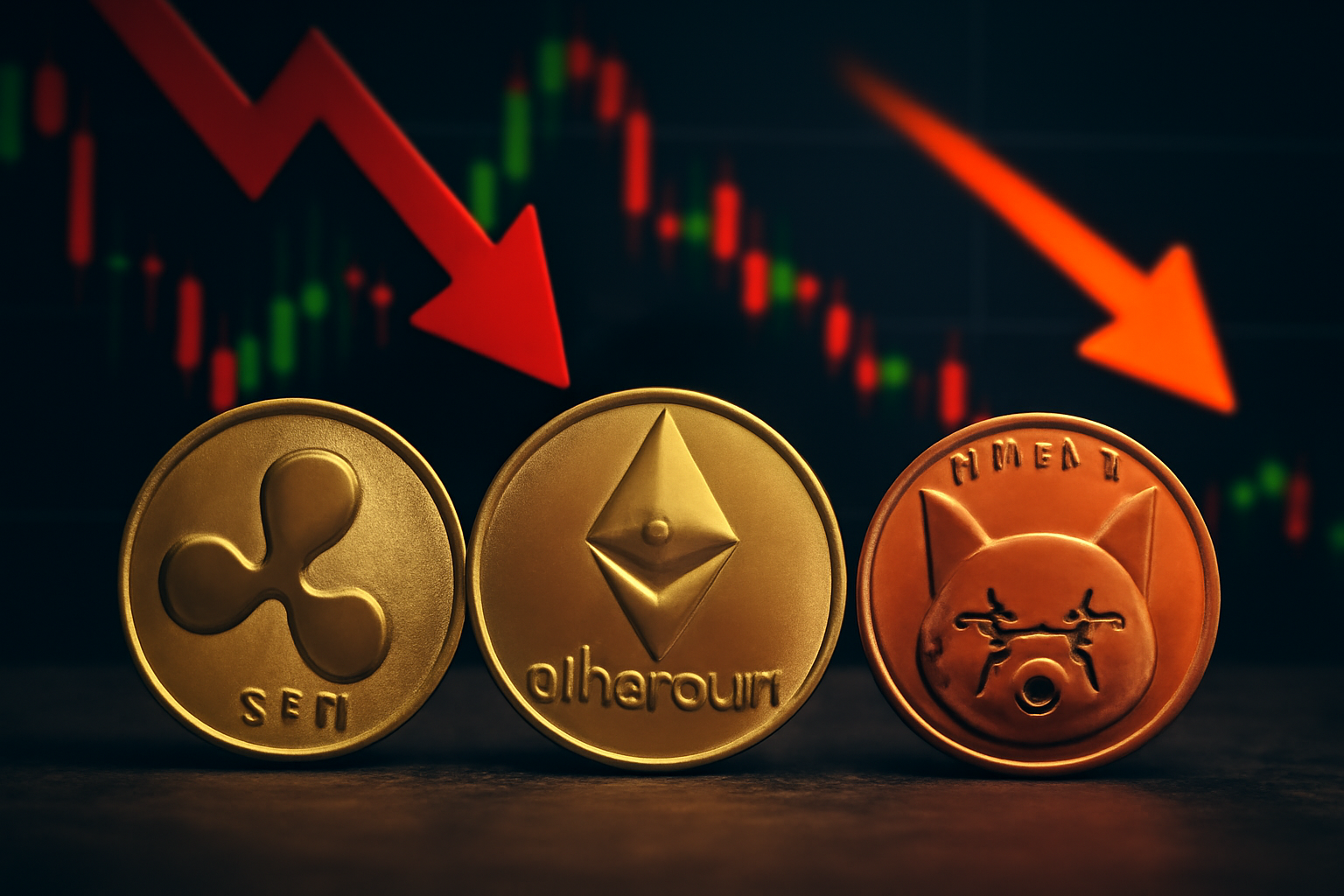 بازار ارزهای دیجیتال در حال تغییر است؛ چشم‌انداز قیمت برای XRP، ETH و SHIB