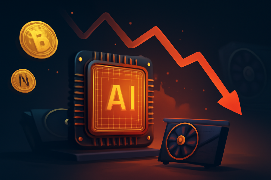 سقوط 8 درصدی ارزهای رمزنگاری با هوش مصنوعی: ICP و NEAR در معرض کاهش قیمت قرار گرفتند