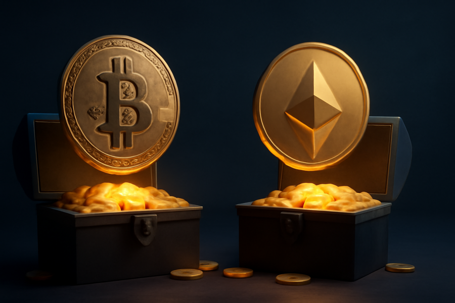 سرقت ۵۵ میلیون دلاری از کیف پول‌های بیت‌کوین و اتریوم توسط یک نهنگ کریپتو