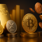 افت همزمان بیت‌کوین و رشد طلا؛ بازار رمزارزها زیر فشار سنگین