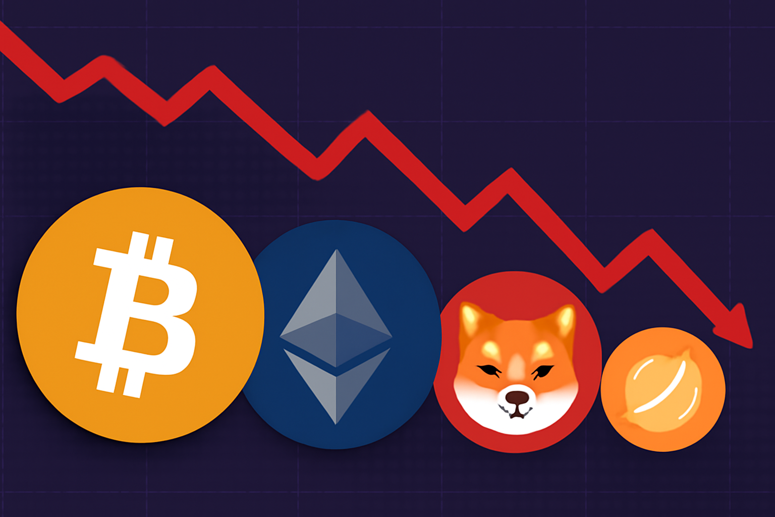 آینده بازار کریپتو: آیا اتریوم و شیبا اینو سقوط بیشتری خواهند داشت؟